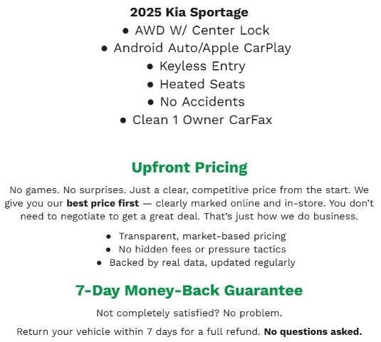 2025 Kia Sportage LX AWD