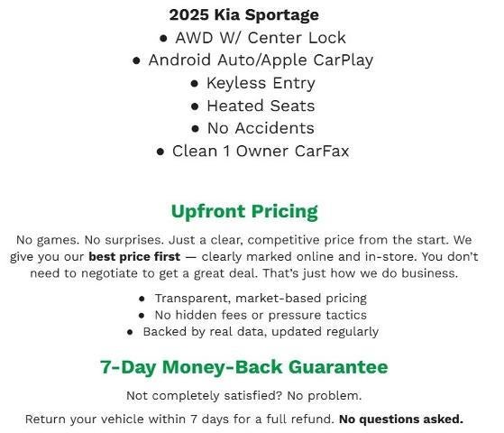 2025 Kia Sportage LX AWD