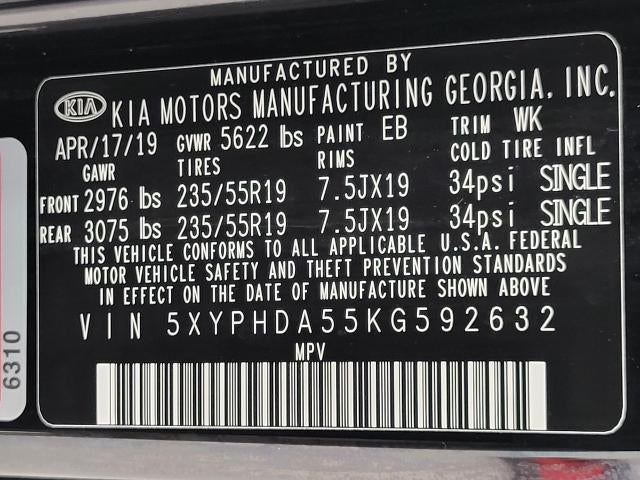 2019 Kia Sorento EX Sport V6 AWD