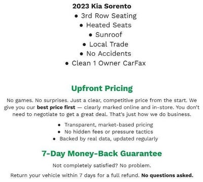 2023 Kia Sorento SX AWD