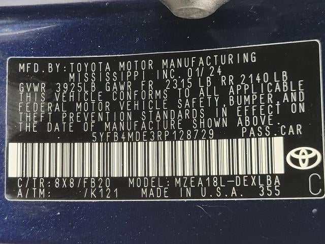 2024 Toyota Corolla LE CVT