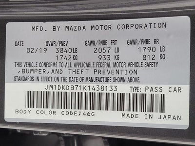 2019 Mazda Mazda CX-3 Sport FWD