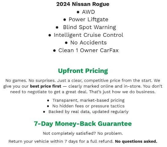 2024 Nissan Rogue AWD SV