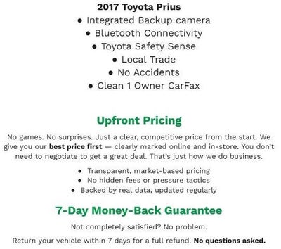 2017 Toyota Prius Two