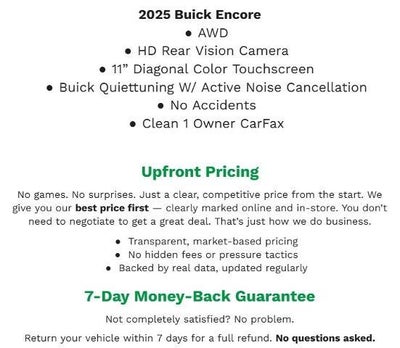 2025 Buick Encore GX AWD 4dr Preferred