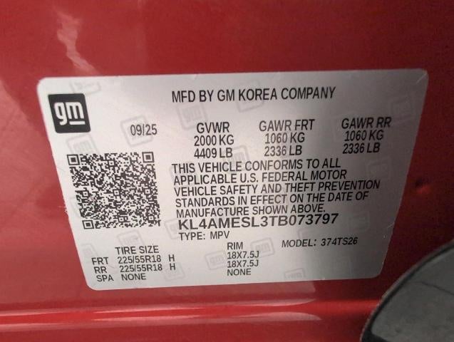 2026 Buick Encore GX AWD 4dr Sport Touring