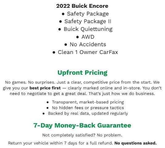 2022 Buick Encore AWD 4dr Preferred