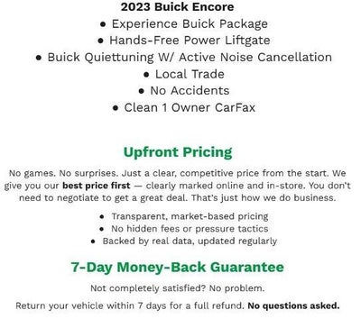 2023 Buick Encore GX AWD 4dr Essence