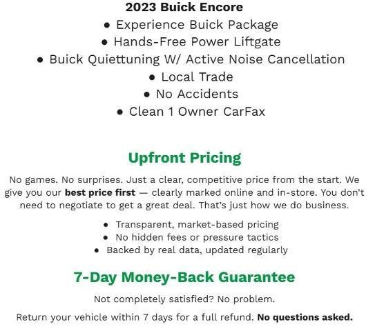 2023 Buick Encore GX AWD 4dr Essence