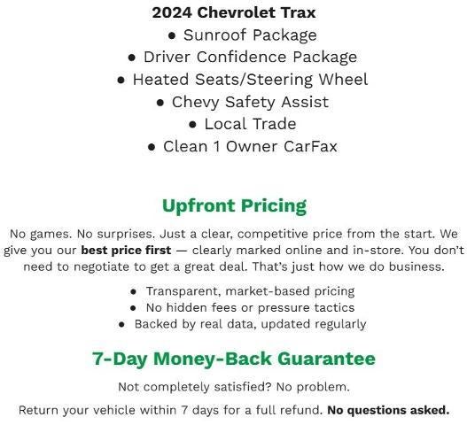 2024 Chevrolet Trax FWD 4dr 2RS