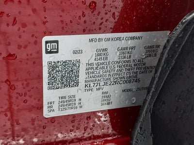 2024 Chevrolet Trax FWD 4dr 2RS