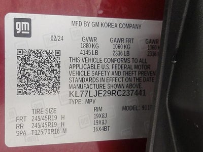 2024 Chevrolet Trax FWD 4dr 2RS