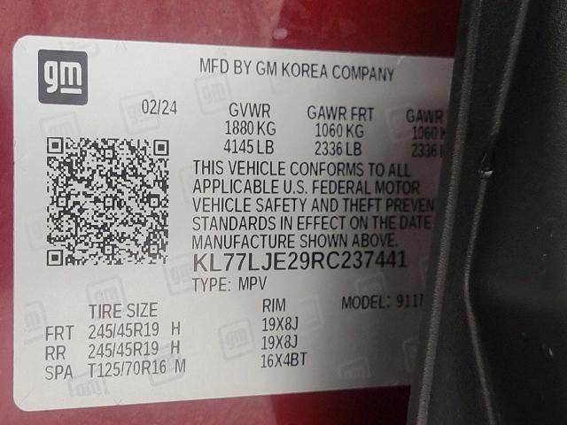 2024 Chevrolet Trax FWD 4dr 2RS