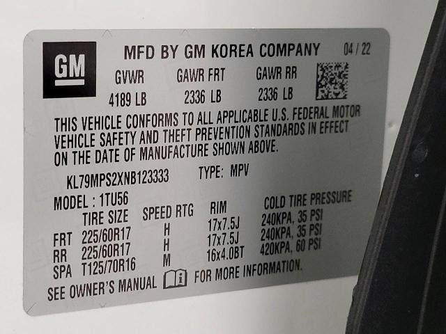 2022 Chevrolet Trailblazer FWD 4dr LT