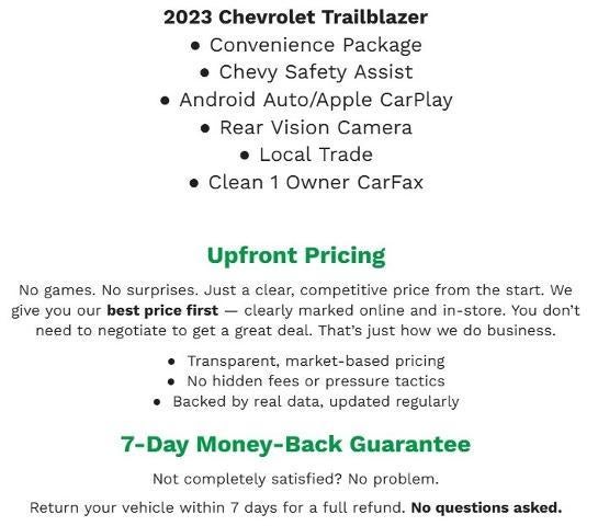 2023 Chevrolet Trailblazer FWD 4dr LT