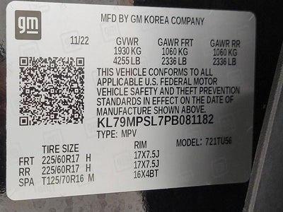 2023 Chevrolet Trailblazer FWD 4dr LT