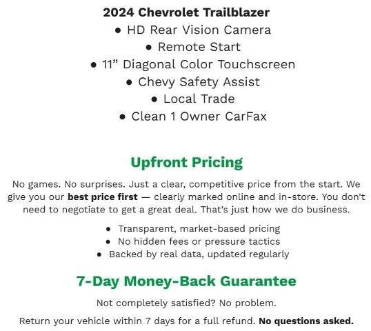 2024 Chevrolet Trailblazer AWD 4dr LT