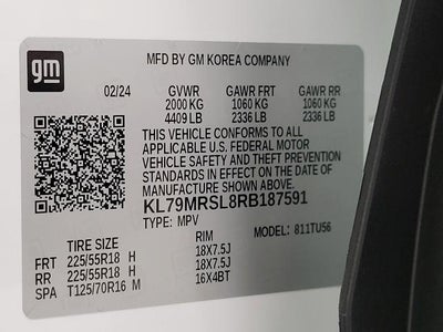 2024 Chevrolet Trailblazer AWD 4dr LT