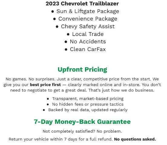 2023 Chevrolet Trailblazer FWD 4dr RS