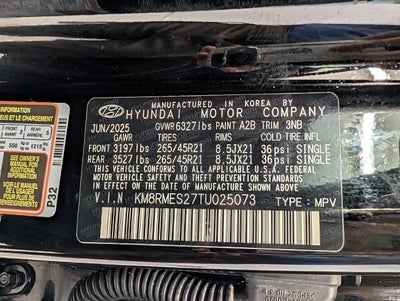 2026 Hyundai Palisade Calligraphy AWD