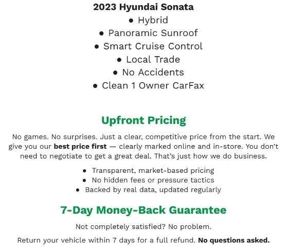 2023 Hyundai Sonata Hybrid Limited 2.0L