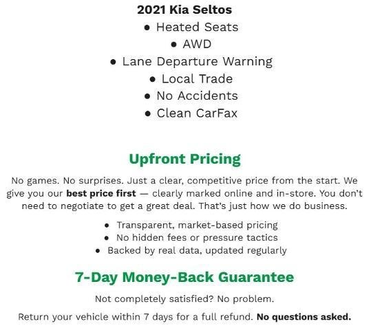 2021 Kia Seltos S IVT AWD