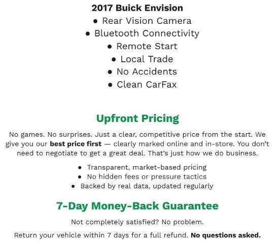 2017 Buick Envision FWD 4dr Essence