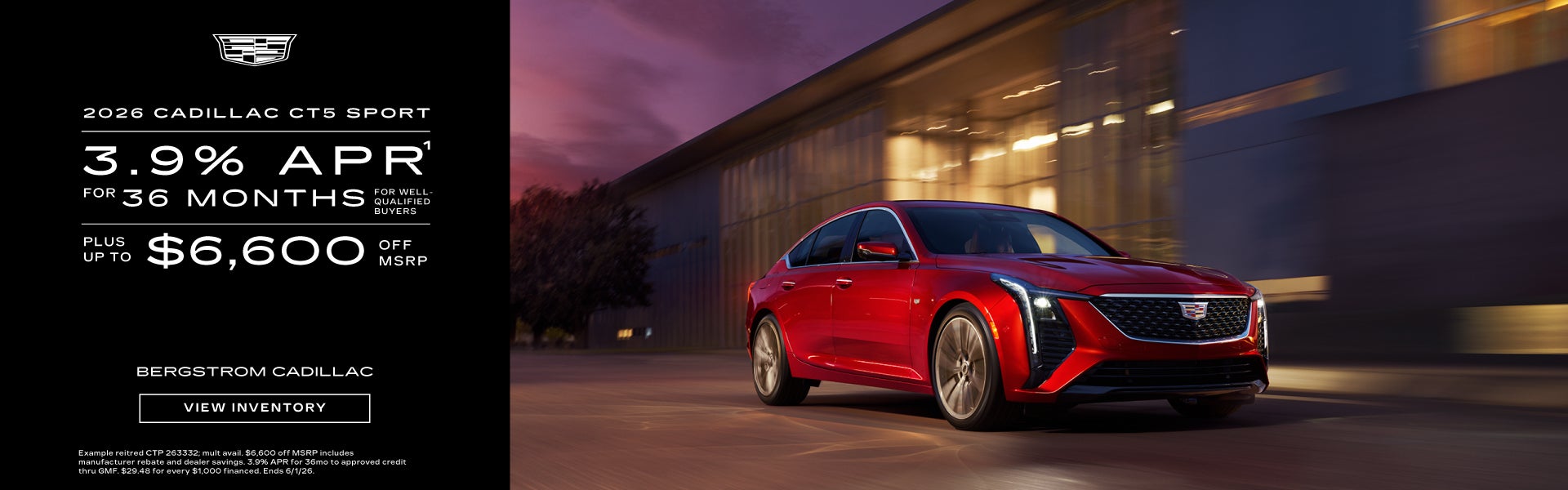 New 2026 Cadillac CT5-V